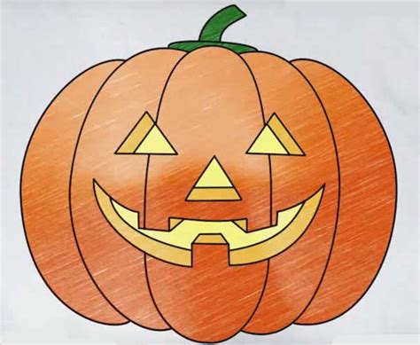 How to draw pumpkin halloween | gail's blog