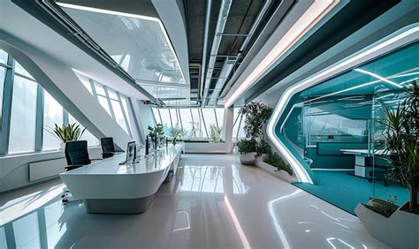 Premium Photo | Futuristic Office Architecture