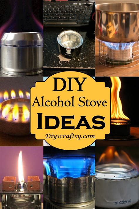 24 DIY Alcohol Stove Ideas You Can Make Easily - DIYsCraftsy