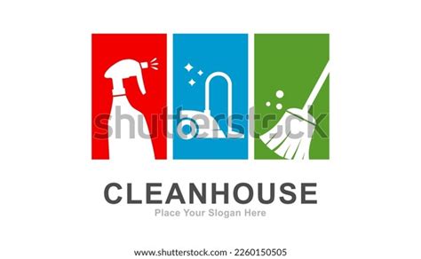 Clean House Logo Vector Template Suitable Stock Vector (Royalty Free ...