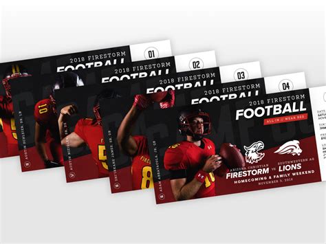 Arizona Christian University football tickets by Jack Kenzler on Dribbble