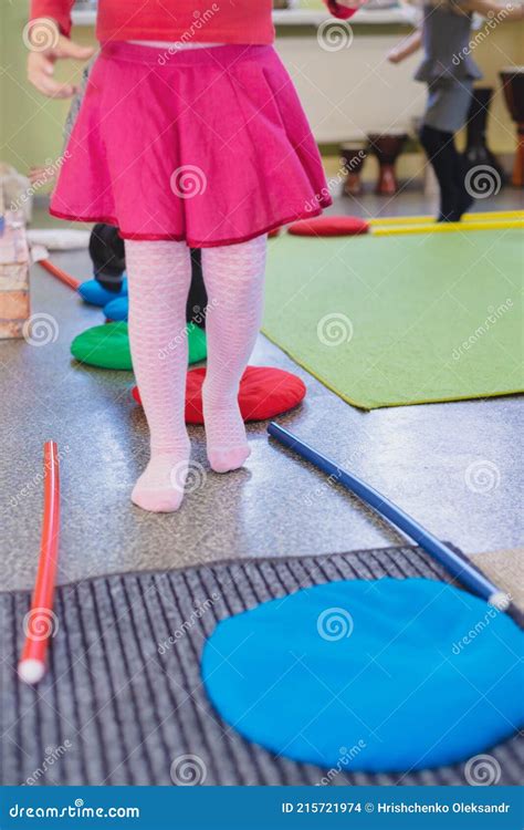 Children Play Active Educational Games Stock Photo - Image of ...