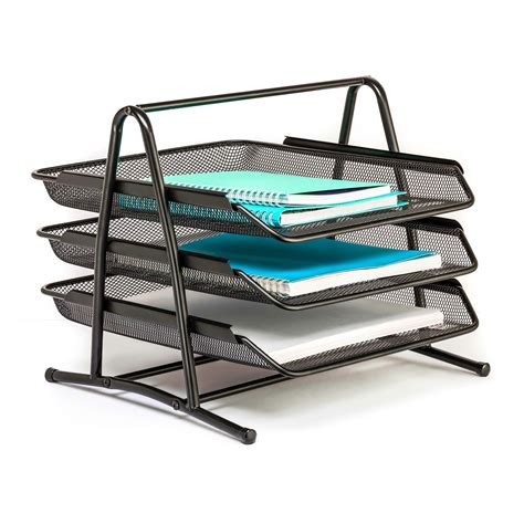 Buy Mindspace Desk Organizer Paper Tray with 3 Tier Desktop File ...