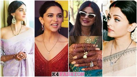 Latest Mangalsutra Designs Inspired from Celebrities - K4 Fashion