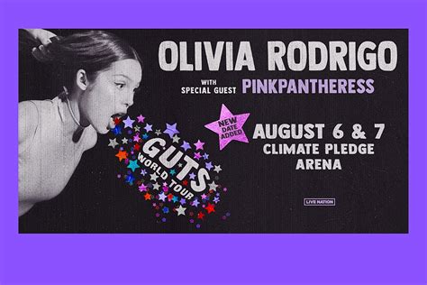 Olivia Rodrigo GUTS world tour in WA, OR, CA, and BC - Tickets