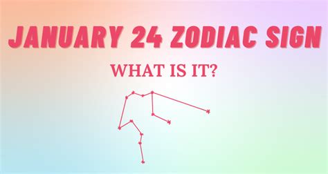 January 24 Zodiac Sign Explained | So Syncd