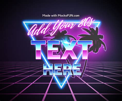 80s Font Generator - MockoFUN