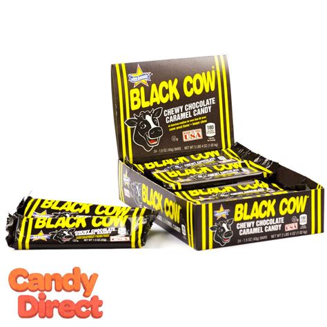 Black Cow Candy Bars - 24ct – CandyDirect.com