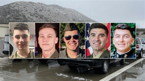 5 Marines killed in California helicopter crash are identified