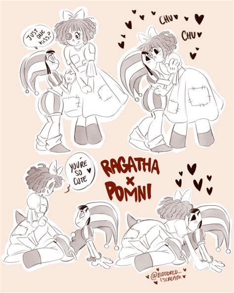 POMNI X RAGATHA 💙 ️ in 2023 | Circus art, Yuri anime, The incredibles