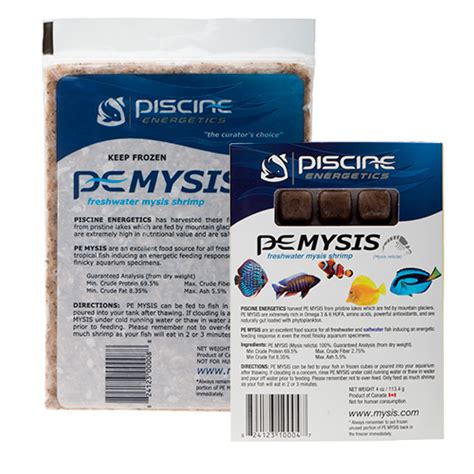 PE Frozen Mysis Shrimp - Hobbyist & Retailers | Piscine Energetics