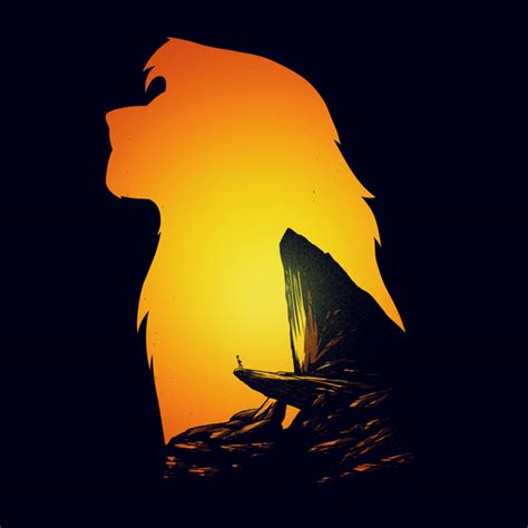 Lion King Silhouette - Lion King Simba Silhouette Hd Png Download Vhv ...