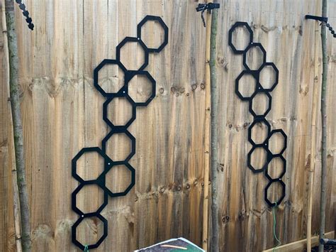 Modern Metal Garden Trellis Planter Metal Wall Art Climbing | Etsy