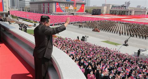 Kim Jong Un attends civilian parade marking founding leader’s 110th ...