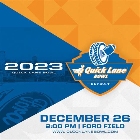 2023 Quick Lane Bowl | Ford Field