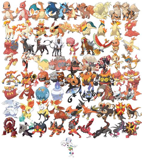 All Fire Type Pokemon Images, Only Fire Type Pokemon Hd Png Download ...