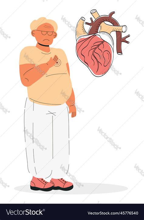 Hypertension treatment concept heart Royalty Free Vector