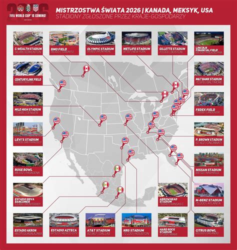 Mistrzostwa Świata 2026: Kanada, Meksyk i (głównie) USA – Stadiony.net