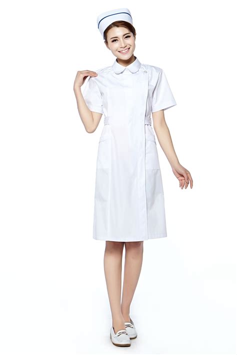 2015 OEM nurse uniform cotton fabric short sleeve women hospital ...