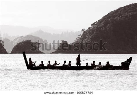 Traditional New Zealand Maori Waka Boat Stock Photo (Edit Now) 105876764