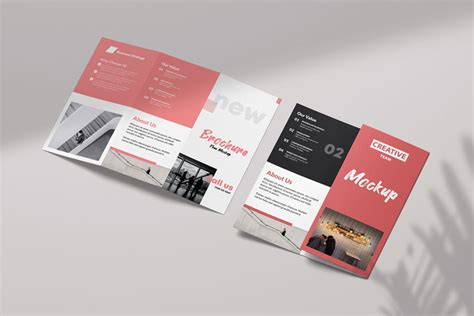 Free Tri-Fold Brochure Mockup PSD | Mockuptree