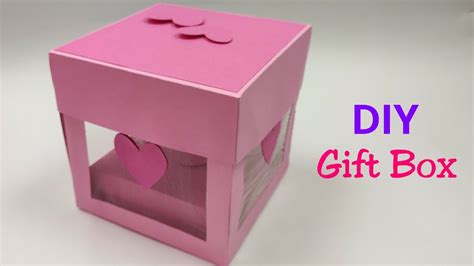 DIY Gift Box|Gift Box Decoration Ideas|EASY Paper Craft Idea|Valentine ...