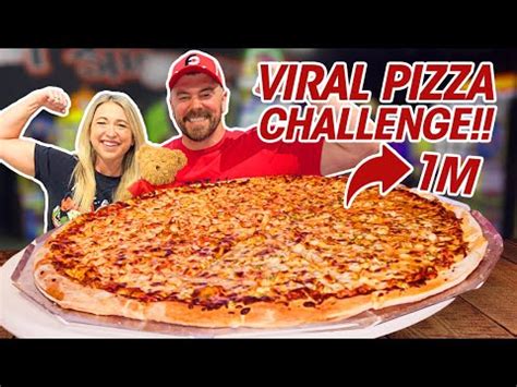 Viral 30-inch Team Pizza Challenge with Katina Eats Kilos!! - YouTube