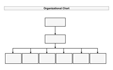 Blank Organizational Chart Template in 2022 | Organizational chart ...