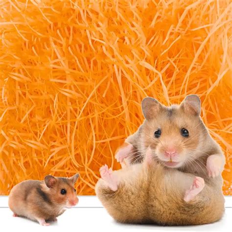 Pet Hamster Cage Substrate Nesting Filler Shred Paper Hamster Bedding ...