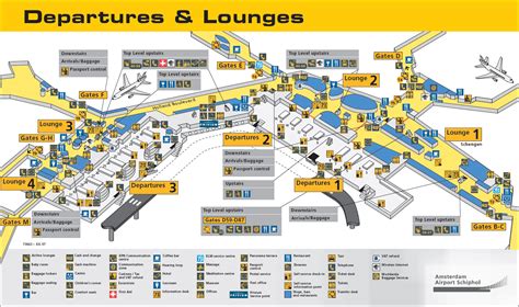 International Airport Amsterdam Airport Map | Images and Photos finder