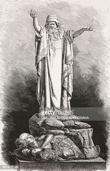 The prophet Ezekiel, statue by Tito Sarrocchi made for the Mercy ...