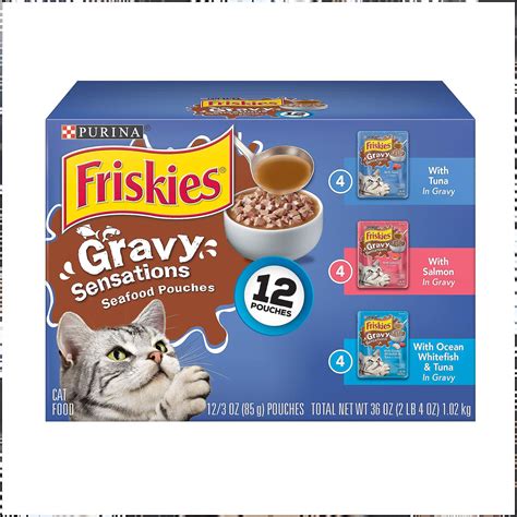 Purina Friskies Gravy Wet Cat Food Variety Pack, Gravy Sensations ...