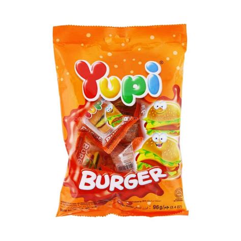 [Ready Stock] Yupi Mini Burger Gummy (96g) / Yupi Gummy Frankfurter ...