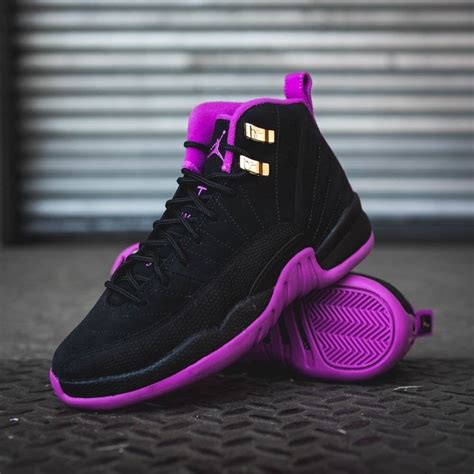 NIKE AIR JORDAN RETRO 12 XII HYPER VIOLET KINGS PURPLE BLACK 510815 018 ...