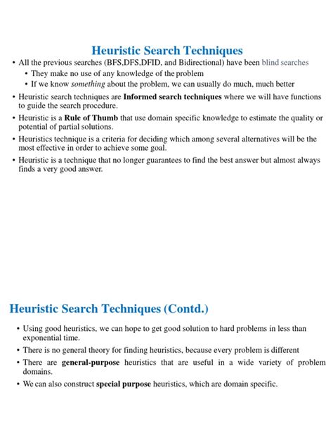 5 - Heuristic Search Techniques | PDF