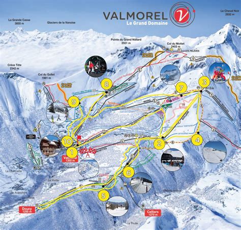 Nos itinéraires à ski - Valmorel