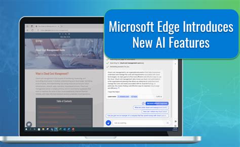 How to Use New AI features in Microsoft Edge Browser