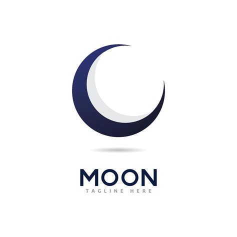 plantilla de diseño de icono de vector de logotipo de luna 7696822 ...