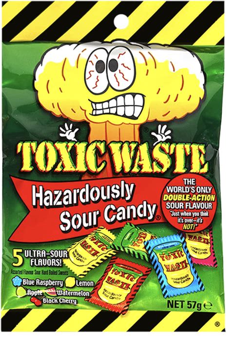 Toxic Waste Hazardously Sour Candy 57g | Curious Candy