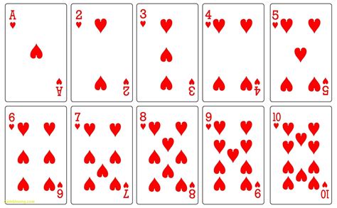 Template For Playing Cards Printable