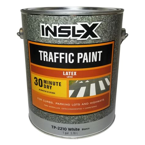 Insl-X Acrylic Lead-Free White Traffic Zone Marking Paint - Case Of: 2 ...