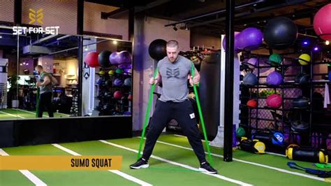 Resistance Band Sumo Squat | myworkouts.io