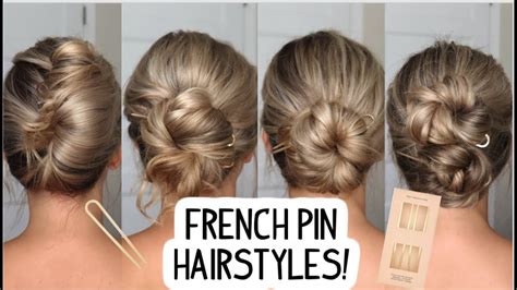 HOW TO: FRENCH PIN HAIRSTYLES FOR SUMMER - SHORT, MEDIUM & LONG ...