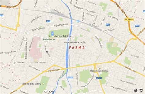 Map of Parma