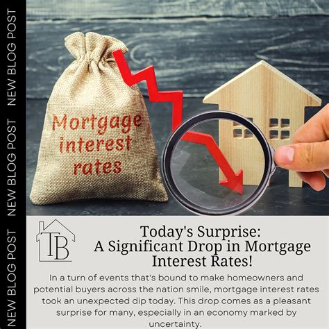 Today's Surprise: A Significant Drop in Mortgage Interest Rates!