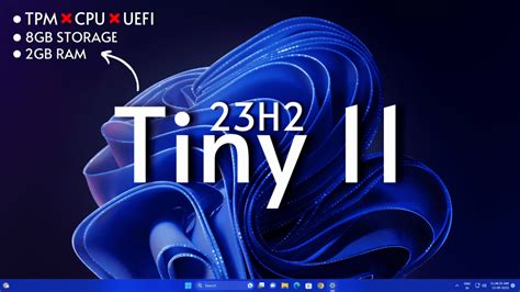 Tiny11 23H2: The Ultimate Optimized Version of Windows 11