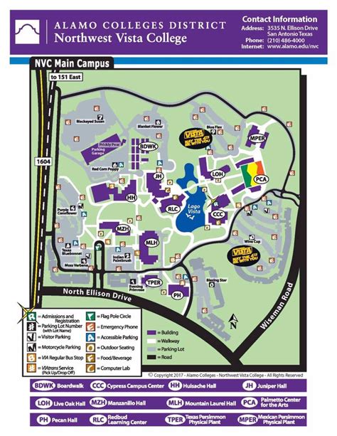 Northwest Vista College Campus Map