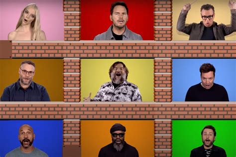 'Super Mario Bros Movie' cast sings game theme on 'Tonight Show' | SYFY ...