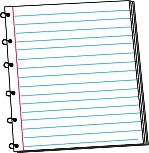 Printable Notebook Paper - ClipArt Best