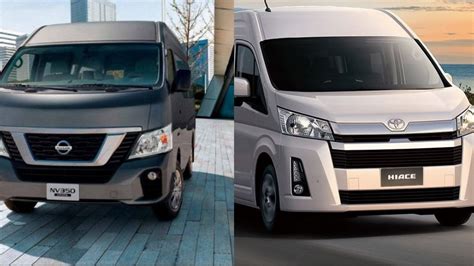 Nissan Urvan vs. Toyota Hiace: duelo de furgonetas que se usan para ...